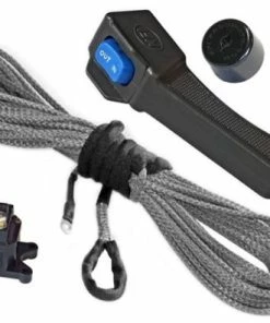 Alternative view of KFI Stealth Synthetic 3500 Lb Winch [SE35]