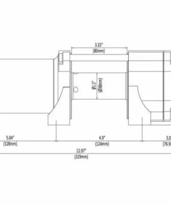 KFI Stealth Synthetic 3500 Lb Winch [SE35] -ITP Sales Shop 102654b 2