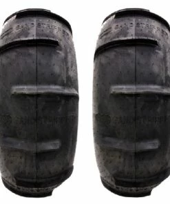 Pair Of GMZ Sand Stripper Paddle Rear (6ply) ATV Tires [28x15-14] (2)