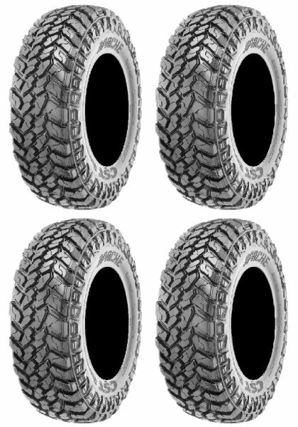 Full Set Of CST Apache Radial (8ply) 33x10-15 ATV Tires (4) 3 Full Set Of CST Apache Radial (8ply) 33x10-15 ATV Tires (4)