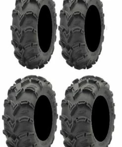 Full Set Of ITP Mud Lite XL 27x10-14 And 27x12-14 ATV Tires (4)