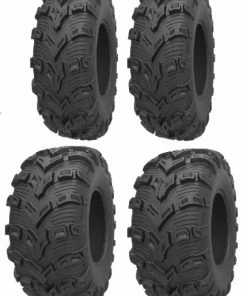 Full Set Of Kenda Bear Claw EVO (6ply) 26x9-12 And 26x11-12 ATV Tires (4)