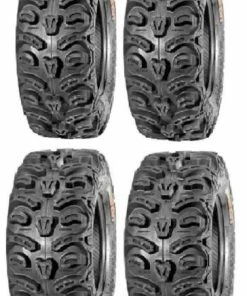 Full Set Of Kenda Bear Claw HTR Radial (8ply) 26x9-12 And 26x11-12 ATV Tires (4)