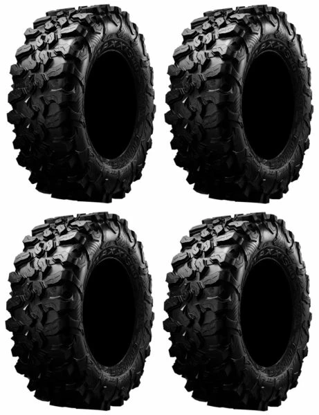 Full Set Of Maxxis Carnivore Radial (8ply) ATV Tires 32x10-14 (4) 3 Full Set Of Maxxis Carnivore Radial (8ply) ATV Tires 32x10-14 (4)