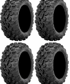 Full Set Of Sedona Mud Rebel R/T 25x8-12 And 25x10-12 ATV Tires (4)